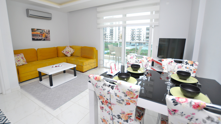 Двухкомнатная квартира с мебелью в Махмутларе