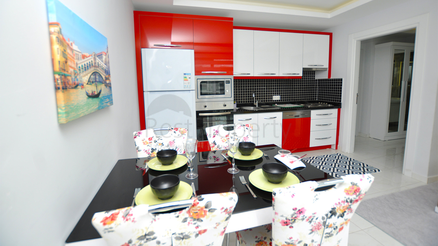 Двухкомнатная квартира с мебелью в Махмутларе