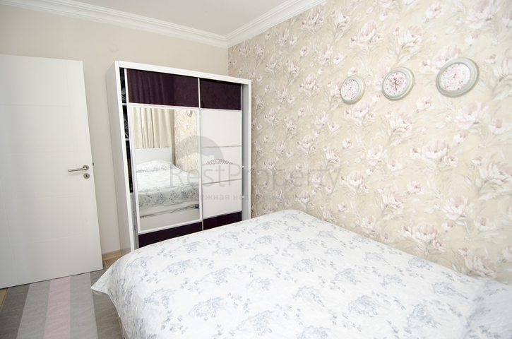 Квартира 2+1 с мебелью в пешей доступности к морю в Анталии