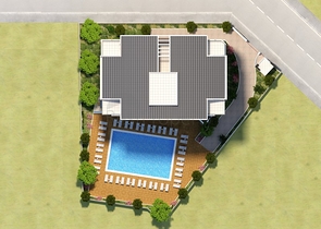 Готовый проект в микрорайоне Хурма Коньяалты