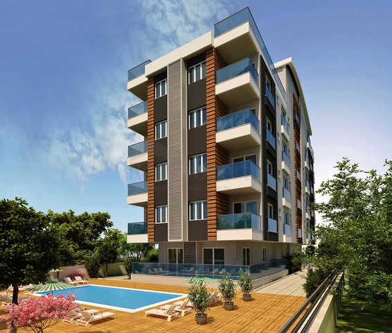 Квартиры 1+1, 2+1 в микрорайоне Хурма Коньяалты Анталья