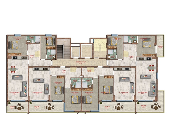 Новый проект в районе Махмутлар
