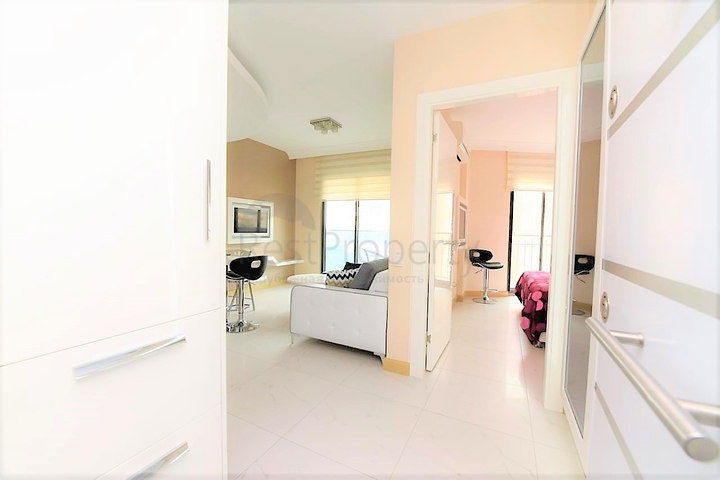 Меблированная квартира с одной спальней в центре Алании