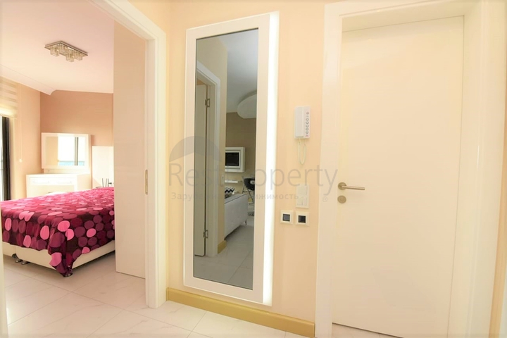 Меблированная квартира с одной спальней в центре Алании