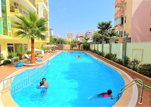 Двухкомнатная квартира с мебелью в центре Махмутлара