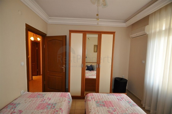 Меблированная квартира с двумя спальнями в Оба