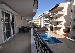 Меблированная квартира с двумя спальнями в Оба