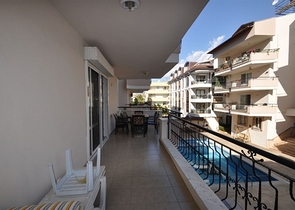 Меблированная квартира с двумя спальнями в Оба