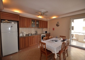 Меблированная квартира с двумя спальнями в Оба