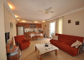 Меблированная квартира с двумя спальнями в Оба