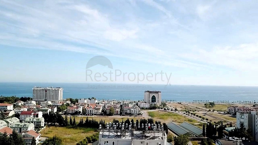 Квартира 3+1 с видом на море в Коньяалты Анталья