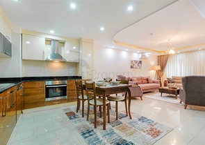 Меблированная квартира с двумя спальнями в Махмутларе