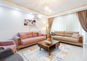 Меблированная квартира с двумя спальнями в Махмутларе