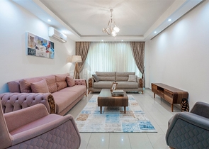 Меблированная квартира с двумя спальнями в Махмутларе