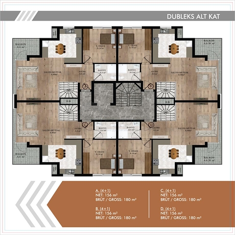 Проект  в районе Коньяалты Анталья
