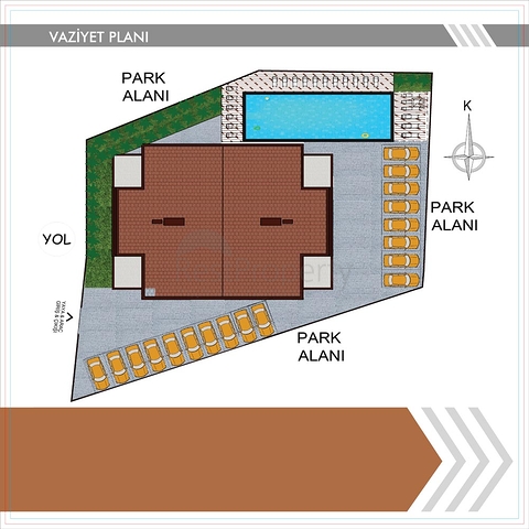 Проект  в районе Коньяалты Анталья