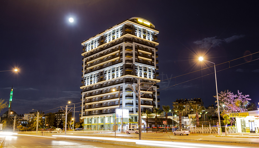 Жилой комплекс с газовым отоплением в районе Кепез Анталья