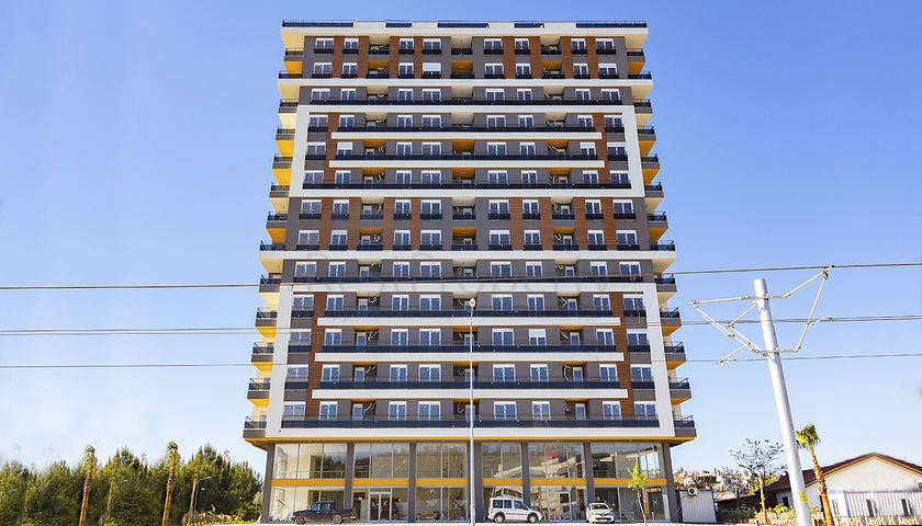 Жилой комплекс с газовым отоплением в районе Кепез Анталья