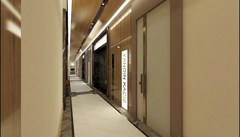 Жилой комплекс с газовым отоплением в районе Кепез Анталья