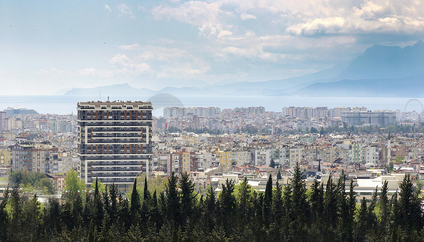 Жилой комплекс с газовым отоплением в районе Кепез Анталья