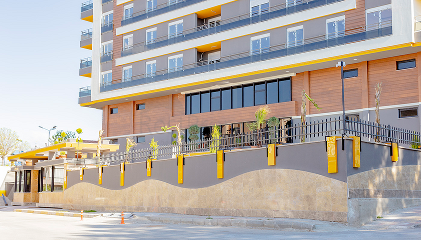 Жилой комплекс с газовым отоплением в районе Кепез Анталья