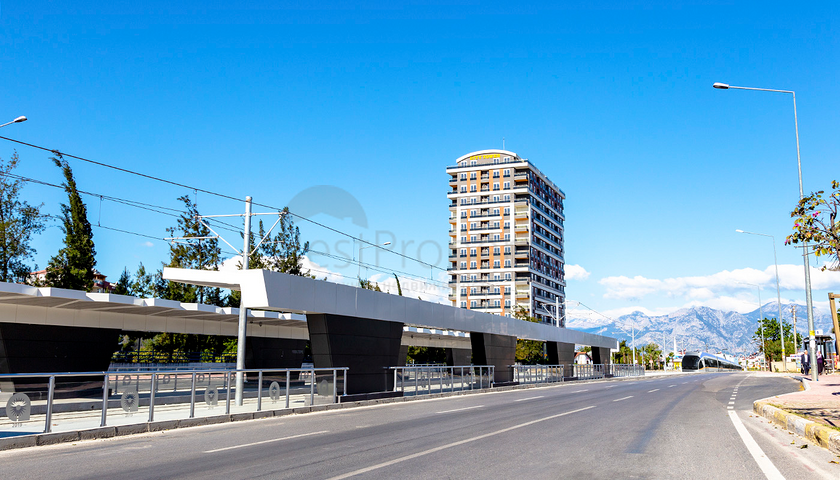 Жилой комплекс с газовым отоплением в районе Кепез Анталья