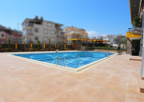 Жилой комплекс с газовым отоплением в районе Кепез Анталья