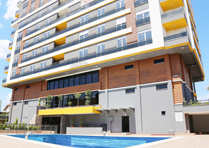 Жилой комплекс с газовым отоплением в районе Кепез Анталья