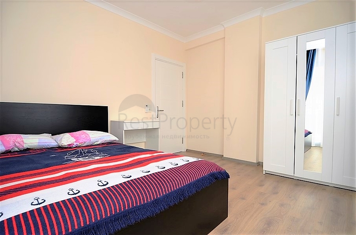 Меблированная квартира с двумя спальнями в Махмутлар