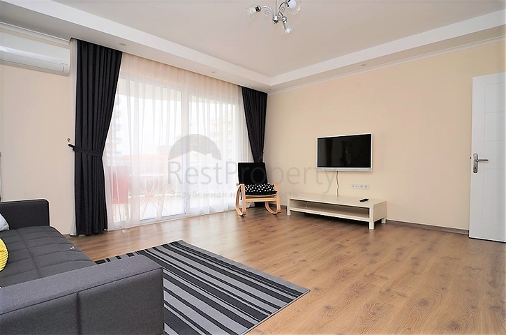 Меблированная квартира с двумя спальнями в Махмутлар