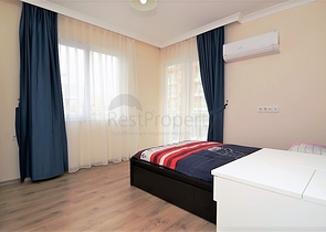 Меблированная квартира с двумя спальнями в Махмутлар