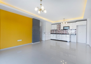 Трёхкомнатная квартира в районе Махмутлар рядом с морем