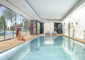 Двухкомнатные квартиры в небольшом строящемся комплексе в Авсалларе