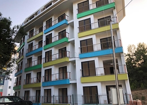 Двухкомнатные квартиры в небольшом строящемся комплексе в Авсалларе