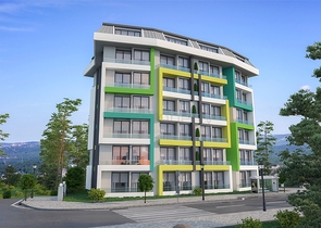 Двухкомнатные квартиры в небольшом строящемся комплексе в Авсалларе