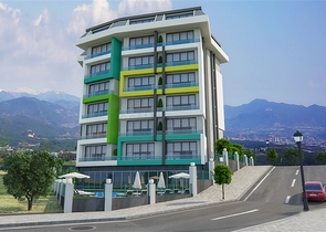 Двухкомнатные квартиры в небольшом строящемся комплексе в Авсалларе