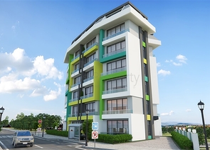 Двухкомнатные квартиры в небольшом строящемся комплексе в Авсалларе