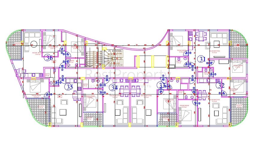 Новый комплекс в центре Алании