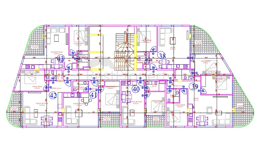 Новый комплекс в центре Алании