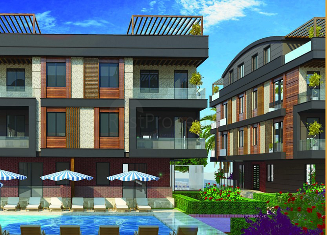 Квартиры на завершающей стадии строительства в Кепезе Анталии