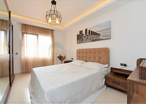 Апартаменты 1+1 в современном комплексе в Махмутларе