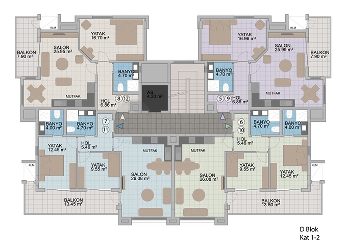 Квартиры в элитном районе Алании