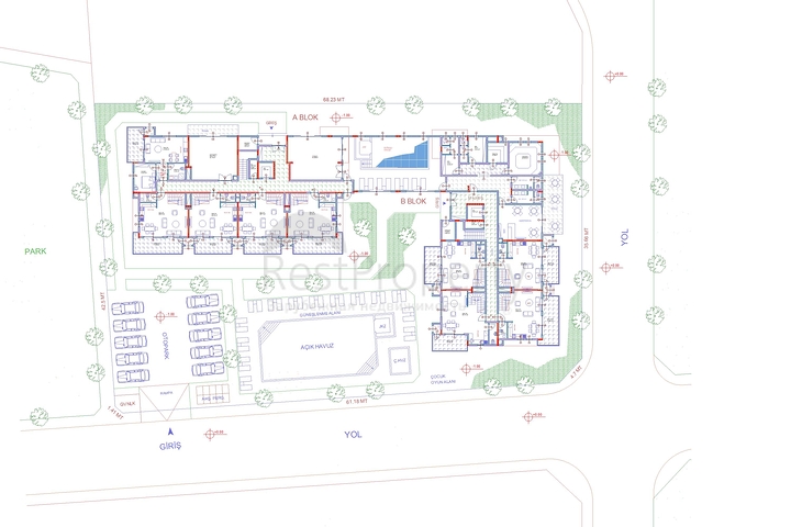 Шикарные квартиры 1+1 и 2+1 в новом комплексе в Каргыджаке