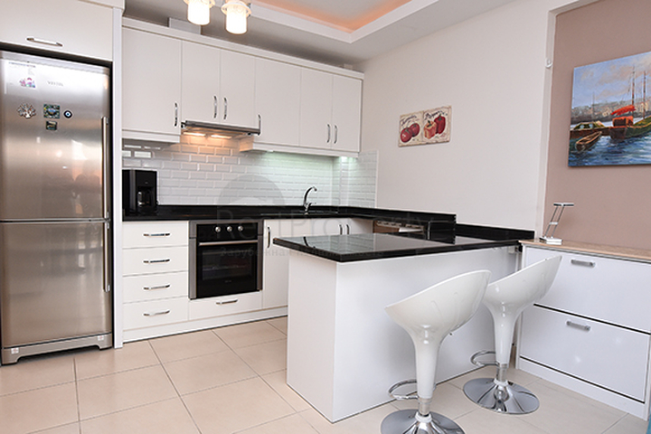 Двухкомнатная квартира с мебелью в уютном, спокойном районе Алании