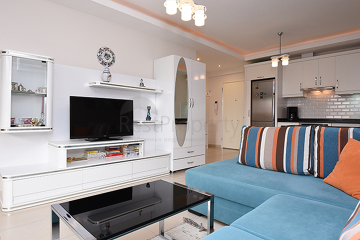 Двухкомнатная квартира с мебелью в уютном, спокойном районе Алании