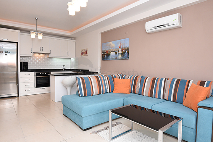 Двухкомнатная квартира с мебелью в уютном, спокойном районе Алании