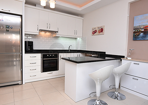 Двухкомнатная квартира с мебелью в уютном, спокойном районе Алании