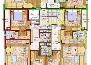 Квартиры в новом комплексе в Махмутларе