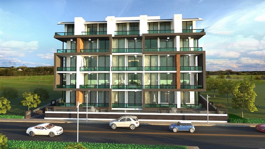 Перспективное жильё в строящемся комплексе в районе Кестель, в Алании