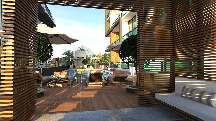 Перспективное жильё в строящемся комплексе в районе Кестель, в Алании